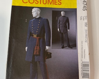 Men's Costumes - Sewing Pattern M4745 - UNCUT - Sizes S-M-L