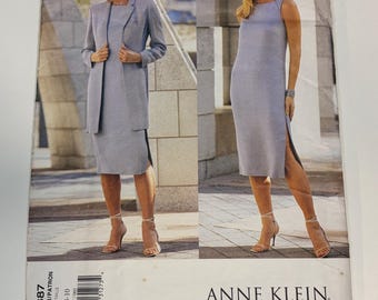 Anne Klein - Women’s Dresses and Jackets - Vogue 2387 - UNCUT - Size 6-8-10
