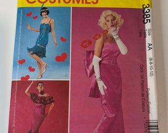 Women's Costumes - Sewing Pattern M3385 - UNCUT - Sizes 6-12