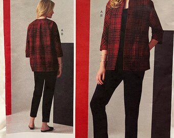 Anne Klein for Vogue - UNCUT Sewing Pattern V1571 - Sizes 6,8,10,12,14