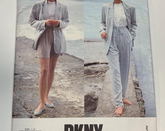 DKNY Vogue Women’s Shorts, Jacket and Pants - Sewing Pattern 2849 - UNCUT - Sizes 14,16,18