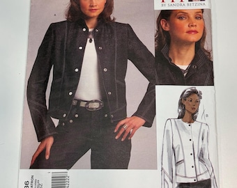 Vogue Denim Jacket - Sewing Pattern V1036 - UNCUT - All sizes