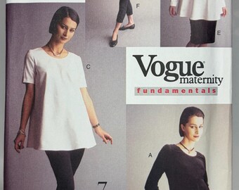 1990s Vogue Maternity Sewing Pattern 9277 - UNCUT - 6,8,10