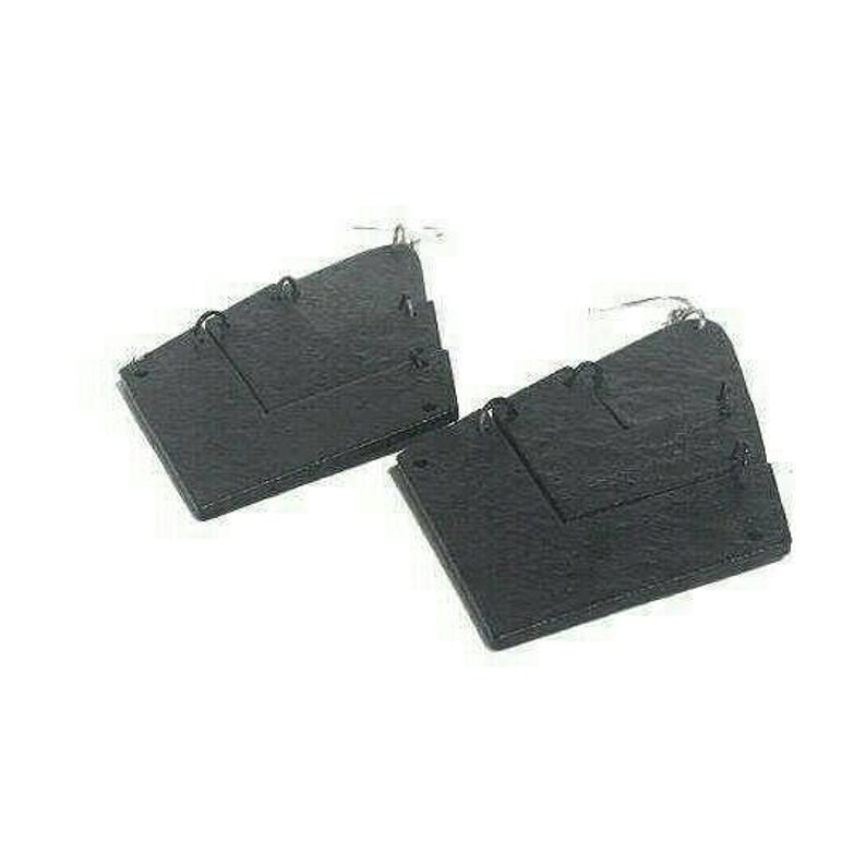 Black wooden earrings Etsy