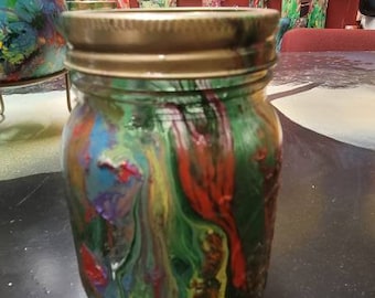 cannabis Jars glass art