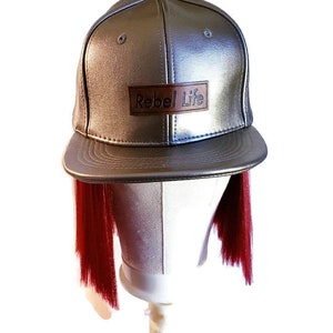 Rebel life METALLIC trucker hat image 2