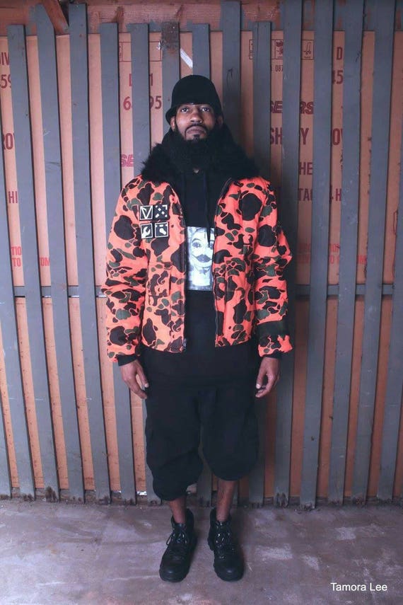 Orange camo parka clearance