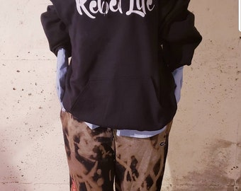 Rebel life graphic hoodie