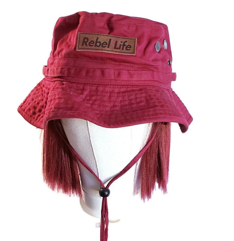 Rebel Life Red Bucket Hat | Etsy Ireland