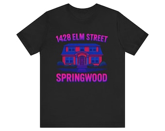 1428 Elm Street T-Shirt, Freddy Krueger House, Horror Movie Tee