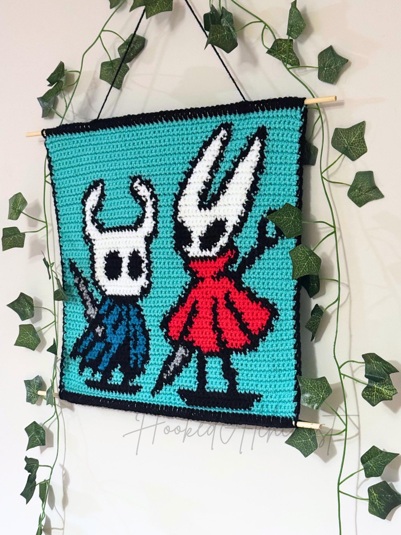 30 Tapestry Crochet Patterns: Our Favorite Wall Art, Bags, and Gifts 10 Hollow Knight Wall Hanging Tapestry Crochet Pattern