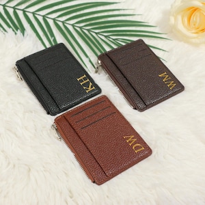 Monogram purse | Personalised card holder | Women&#39;s wallet | personalized thank you gift | minimalist wallet | personalised gift for her