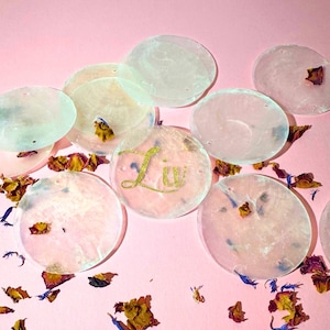 Segnaposto in madreperla iridescente per matrimoni, feste ed eventi