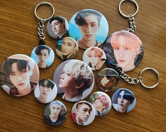 Llaveros de botón ATEEZ de su última era Fiebre