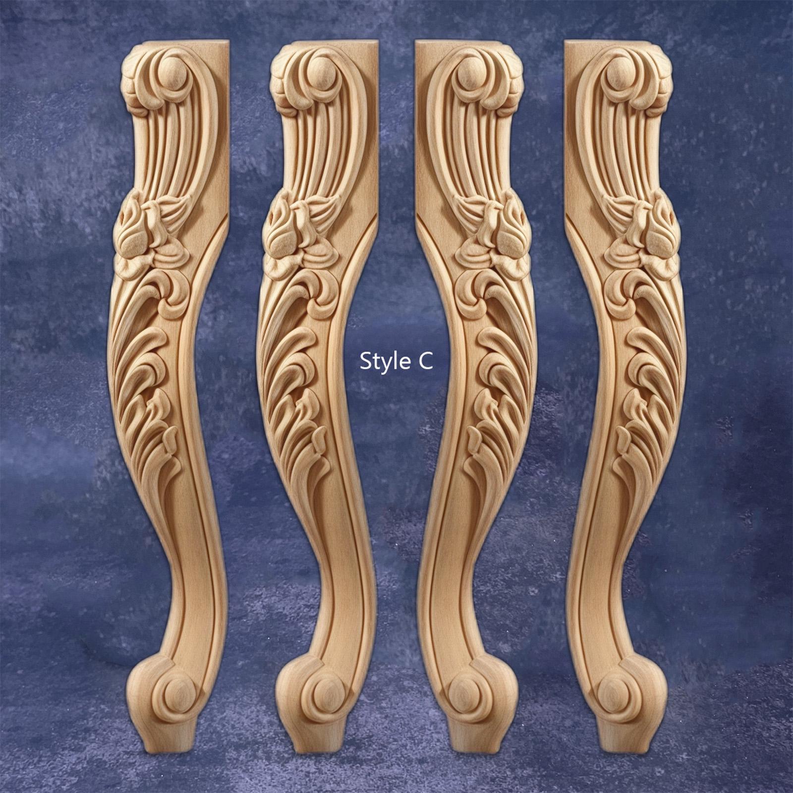 Buy Chippendale and Queen Anne Carved Cabriole Table Legs With