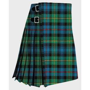 Clan Baillie Ancient Tartan Kilt for Men | Heavyweight 16oz Wool | Custom Handmade 8 Yard Scottish Kilt | Traditional Highland Wear