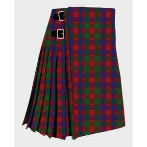 Clan MacGowan Tartan Kilt for Men | Scottish Heritage Kilt | Custom Handmade Highland Wear | Traditional Clan Tartan Skirt