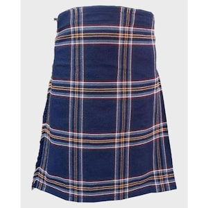 Clan Crichton Tartan Kilt for Men | Handmade Scottish Kilt | Custom Made to Measure Highland Wear | Traditional 8 Yard Wool Blend Kilt