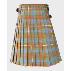 Clan Fraser Ancient Tartan Kilt | Traditional Scottish Highland Kilt for Men | Fraser Clan 8 Yard Tartan Kilt