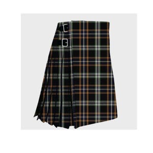 Braddock Clan Premium Tartan Kilt – Traditional Scottish Highland Wear | 8-Yard Acrylic Kilt for Men