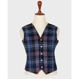 Pride of Scotland Tartan Vest: Scottish Highlandwear Waistcoat