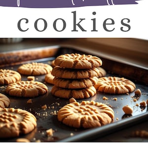 Best Recipe Peanut Butter Cookies Recipe | Digital Download