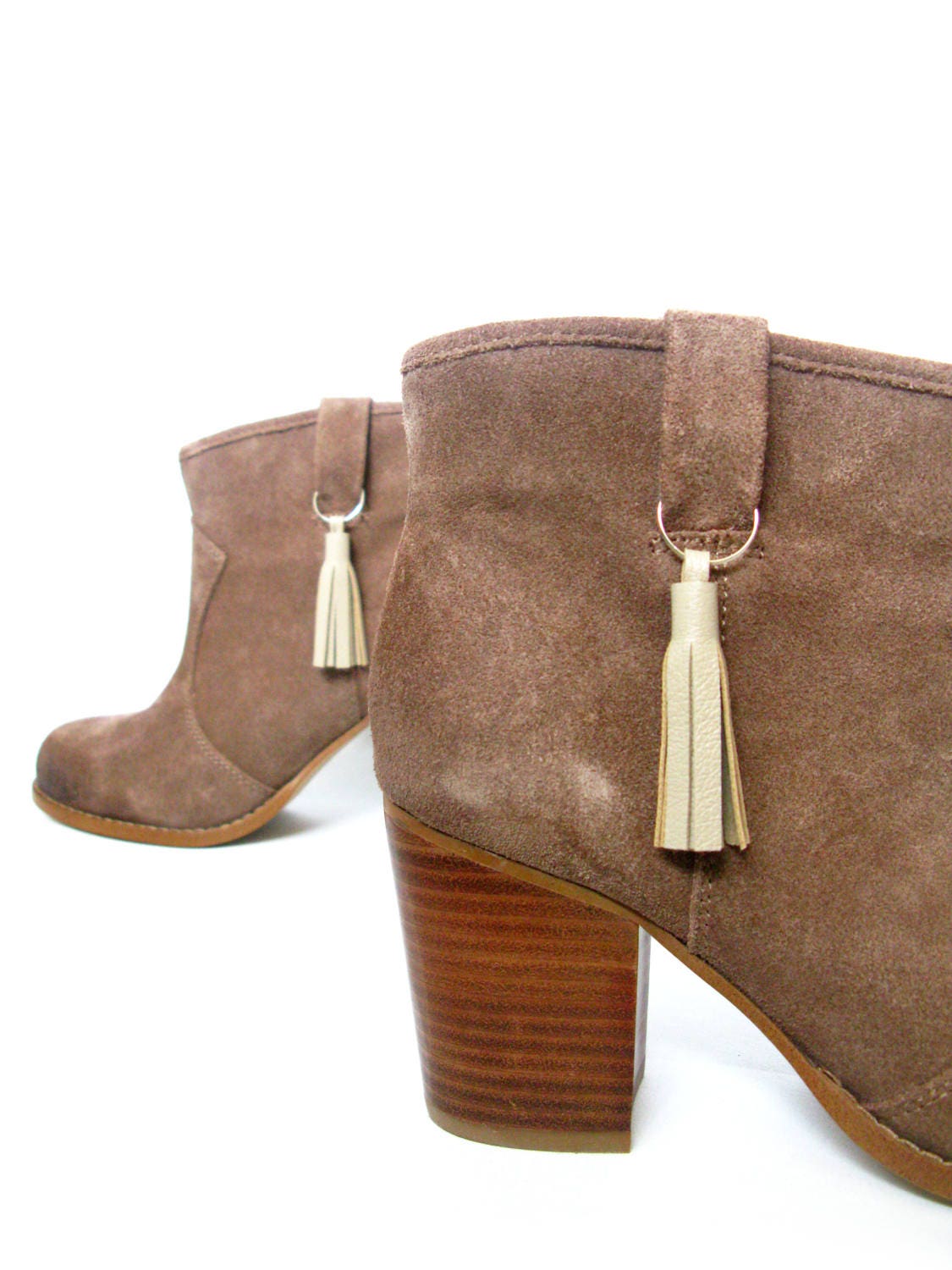 leather boot tassels