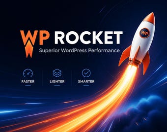 WP Rocket Plugin: WordPress Caching & Performance Optimization (Digital Download)