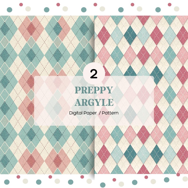 Preppy Papers - Etsy