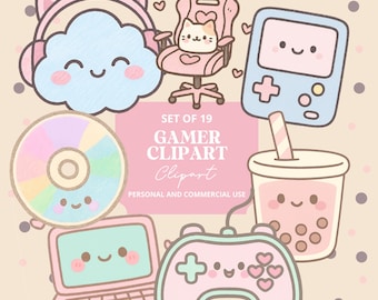 Pastel Gamer girl clipart Cozy gamer png Trendy gaming png Game controller Gamer gifts for her Vintage pink 90s game Game lover png