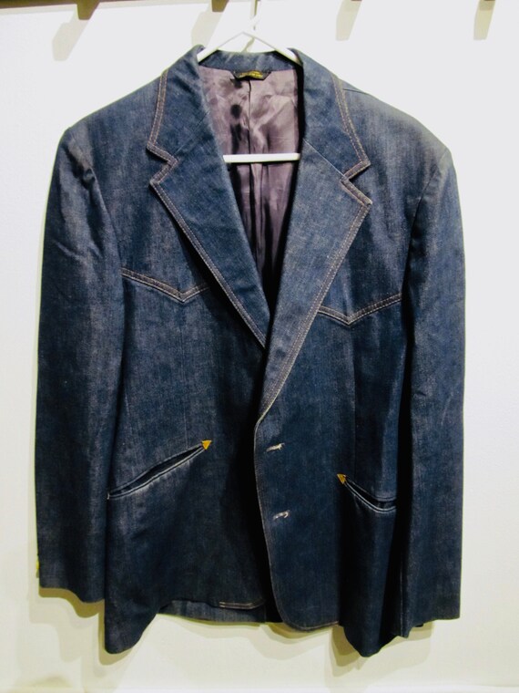 Levis Panatela Denim Blazer Rare 