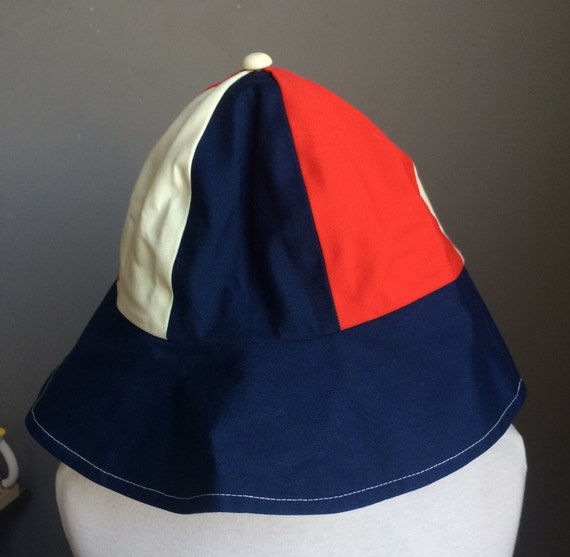 Red white and blue bucket hat Clearance
