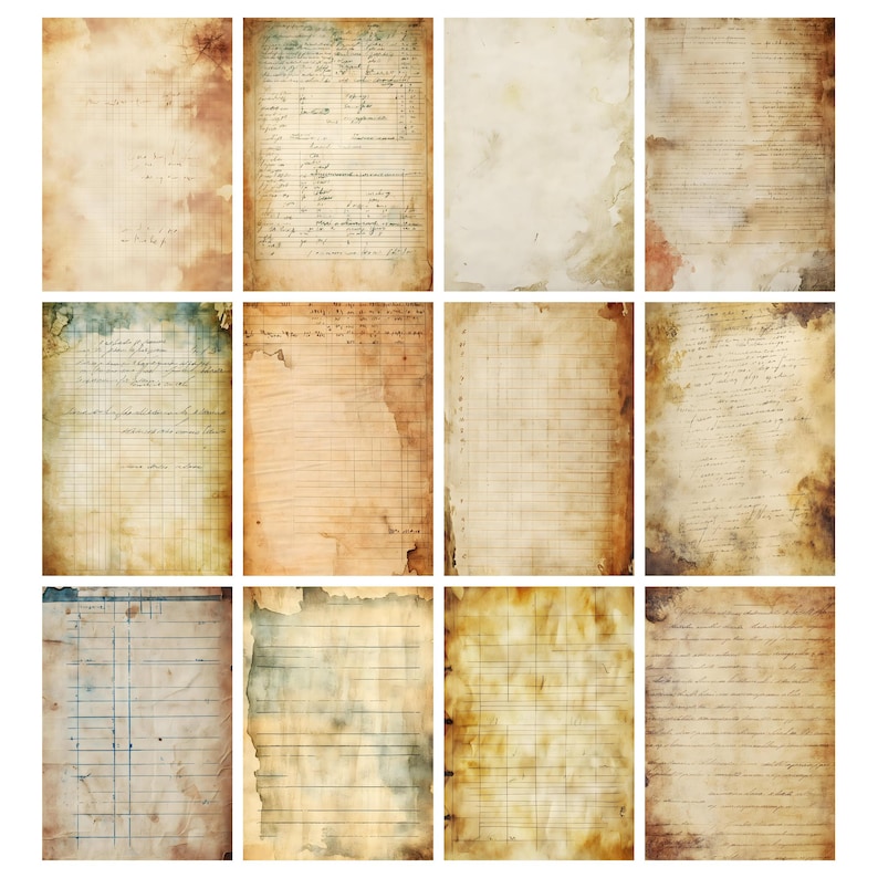 Printable Ledger Paper, Ledger Book, Digital Ledger Paper, Ledgers Junk ...