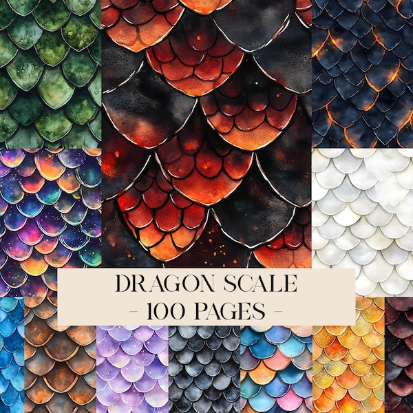 Dragon Scales Patterns Printable - Etsy