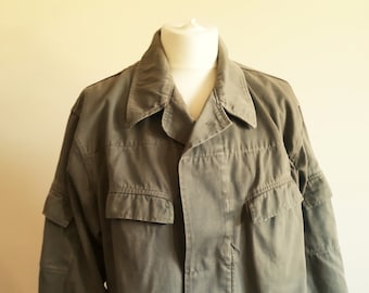 Kurtka wojskowa Vintage Kurtka wojskowa Khaki Koszula wojskowa Khaki Kurtka męska Kurtka 80s Vintage Męska odzież Uliczny styl M52