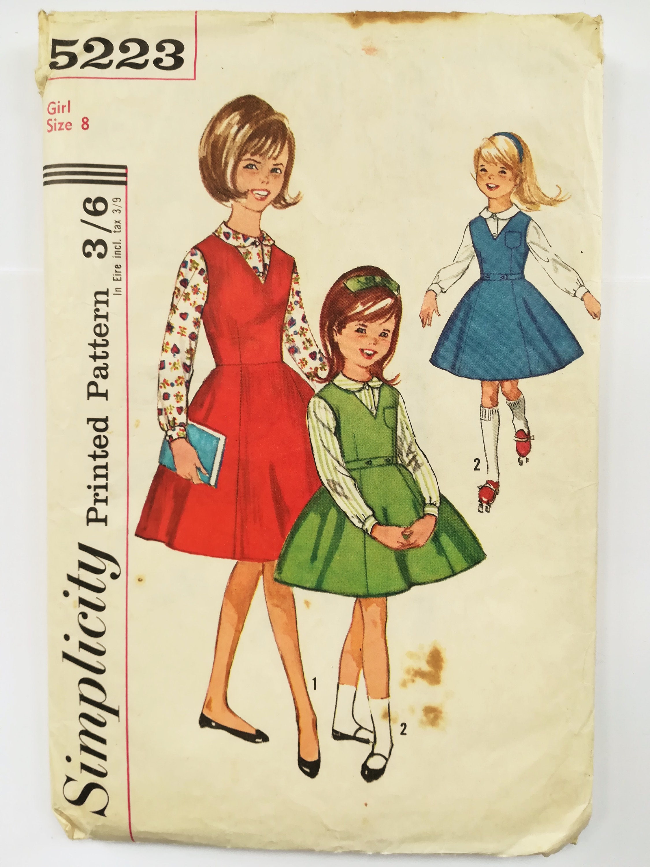 Vintage Lot of 7 Assorted Sewing Patterns Kids Clothes 60s 70s 80s Used  McCalls