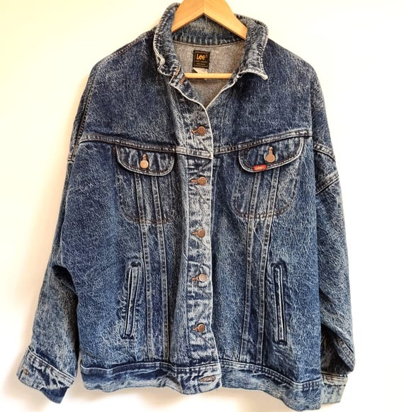 Lee ライダース デニムジャケット サイズ L XL 胸囲 54インチ アメリカ 