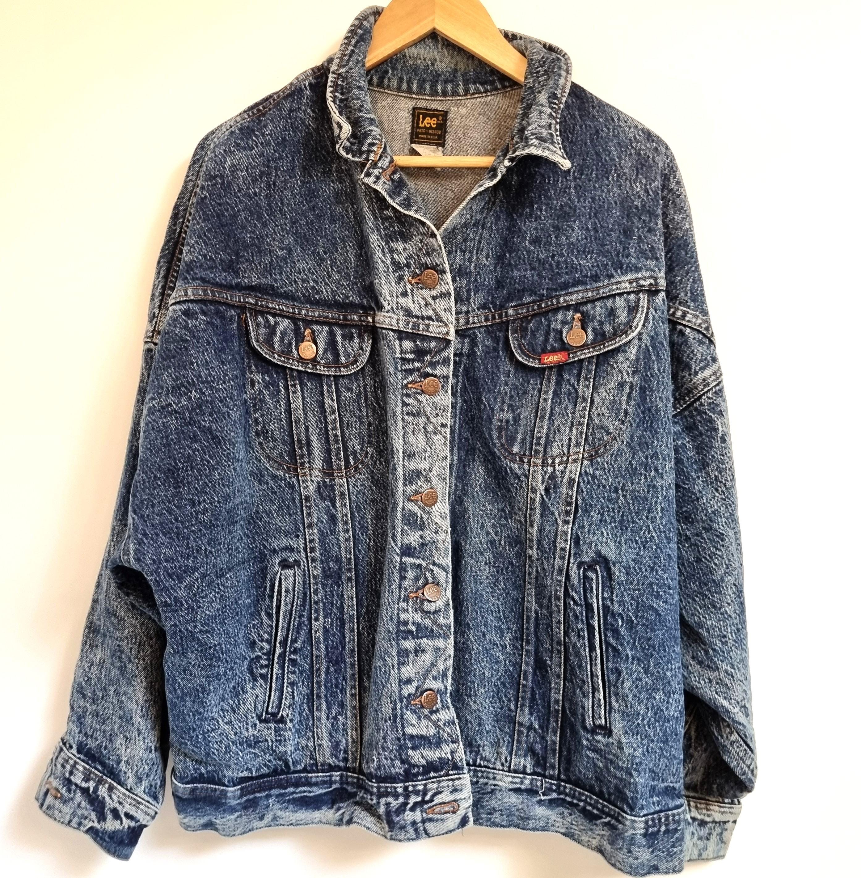 Lee ライダース デニムジャケット サイズ L XL 胸囲 54インチ アメリカ 