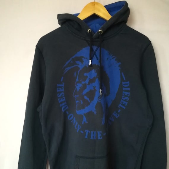 Diesel only the brave hoodie on sale