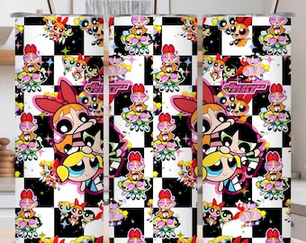 Powerpuff Girls Sublimation Wrap | Digital PNG