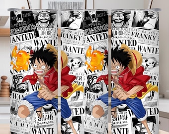 One Piece Tumbler Wrap – Digital Download 20oz Skinny Tumbler Design