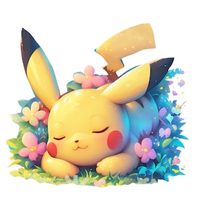 Sleeping Baby Pikachu Bundle Design