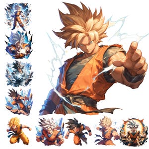 Super Saiyan DBall Bundle Design Fan Art