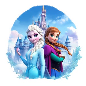 Elsa and Anna Frozen Bundle Design