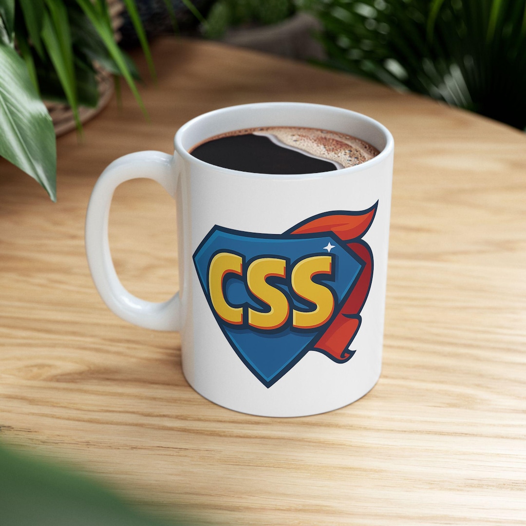 CSS Superhero Mug | Web Developer Coffee Cup | Coding Gift for ...