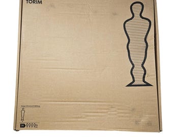 NEW 2006 Ikea Torim Male Form Paper Floor Lamp Modern Efverlund Ola Wihlborg