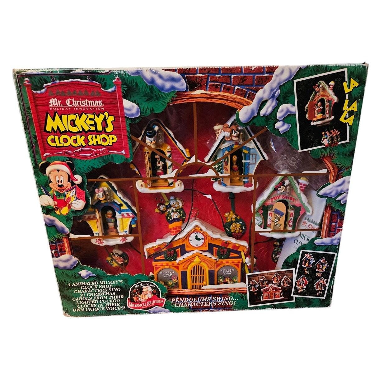 Mr. Christmas 1993 Disney Mickey's Clock Shop Brand in Original
