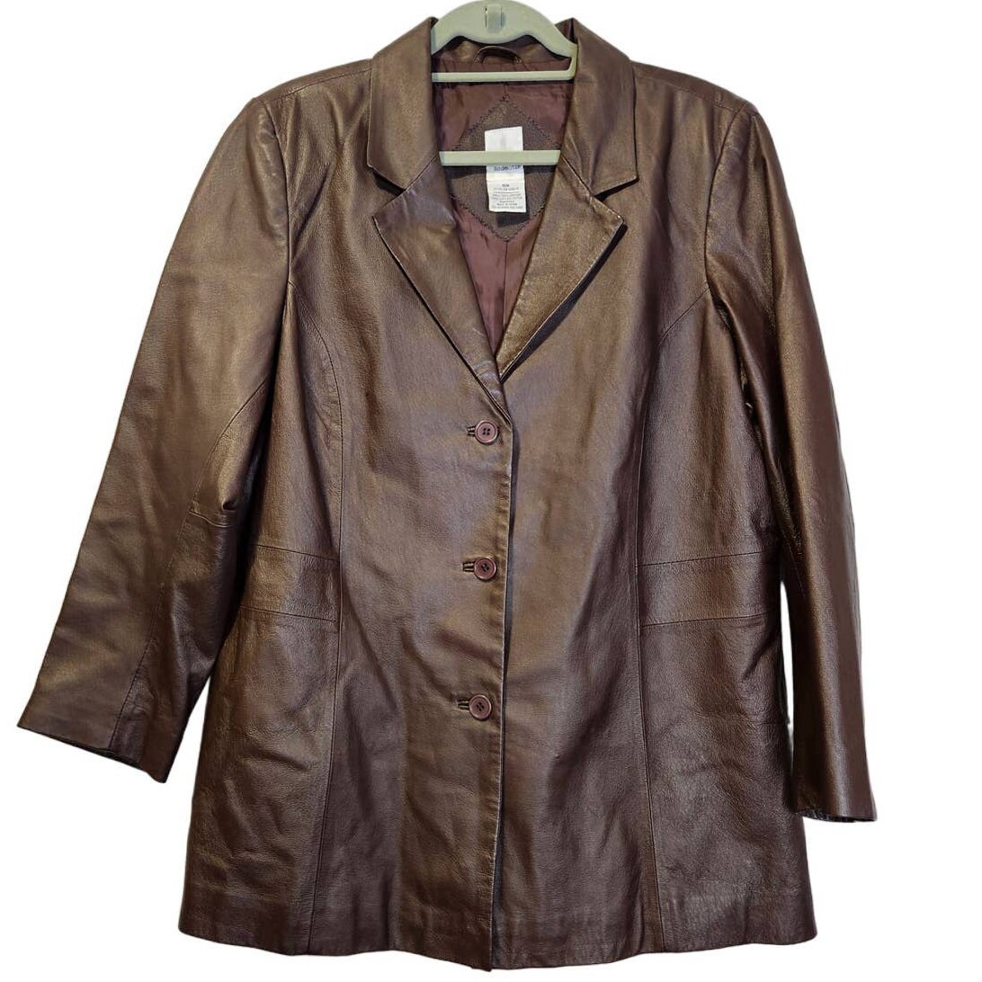 Roamans leather coats deals