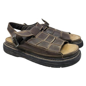 Sandales Plates Strass Marron Faded Glory Taille 6 - Style Gladiator - Neuves Sans Boîte