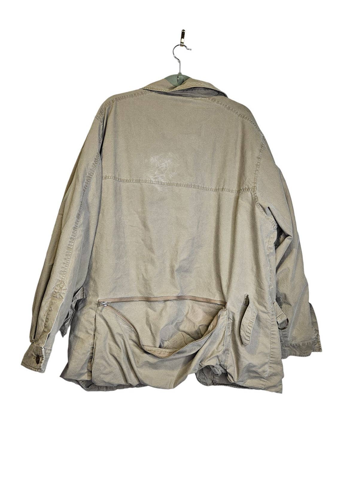 Gilet De Pêche L.L. Bean Homme XL Beige – Coton Cargo, Multiple Poches, Vintage, état TB